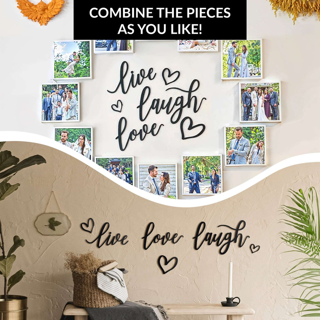 Image of Live Laugh Love – SKU: MP-159, Price: $140.00. Categories: bedroom decor,entrance decor,hallway decor,home art,home decor,inspirational quotes,interior home decoration,kitchen decor,love wall decor,Metal Letter,metal wall art,Metal Wall Letter,mo