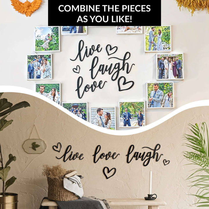 Image of Live Laugh Love – SKU: MP-159, Price: $140.00. Categories: bedroom decor,entrance decor,hallway decor,home art,home decor,inspirational quotes,interior home decoration,kitchen decor,love wall decor,Metal Letter,metal wall art,Metal Wall Letter,mo