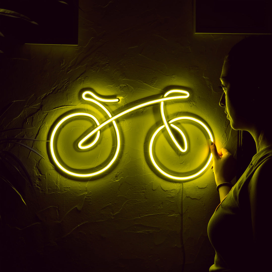 Bicycle Neon Wall Art