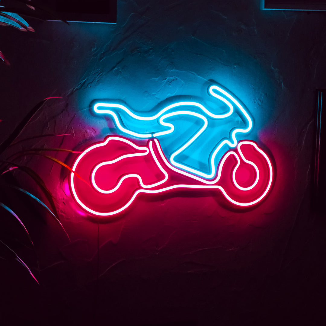 Shop Motorcycle Neon Wall Art, Neon Wall Art at Hoagard. neon, Neon light, Neon Wall Art