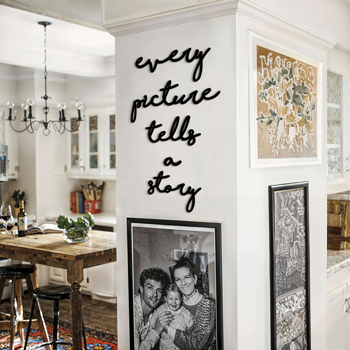 Image of Every Picture Tells a Story – SKU: MP-129, Price: $160.00. Categories: amazon,discount,entrance decor,gallery,hallway decor,home art,home decor,inspirational quotes,interior home decoration,living room decor,love wall decor,Metal Letter,metal wal