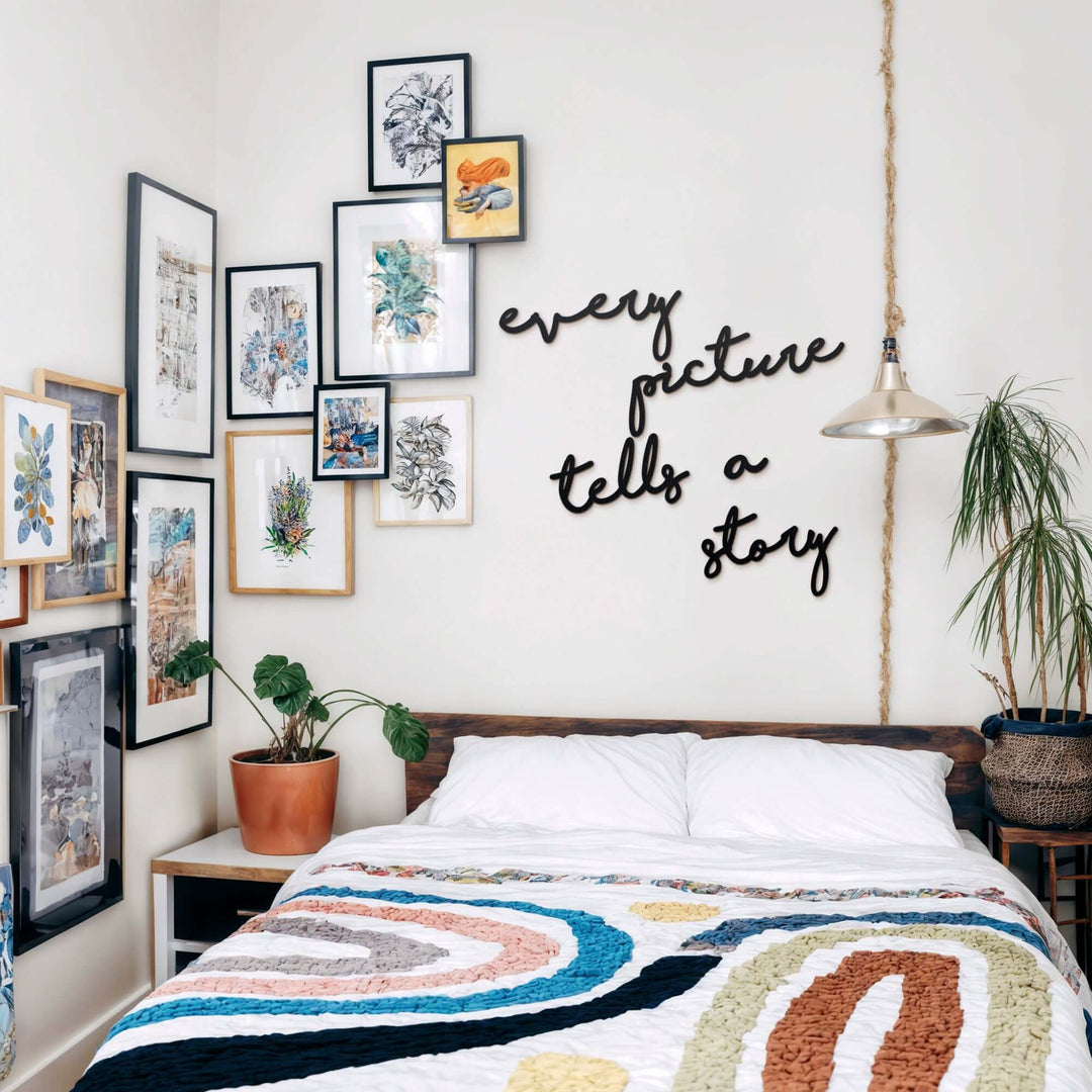 Image of Every Picture Tells a Story – SKU: MP-129, Price: $160.00. Categories: amazon,discount,entrance decor,gallery,hallway decor,home art,home decor,inspirational quotes,interior home decoration,living room decor,love wall decor,Metal Letter,metal wal