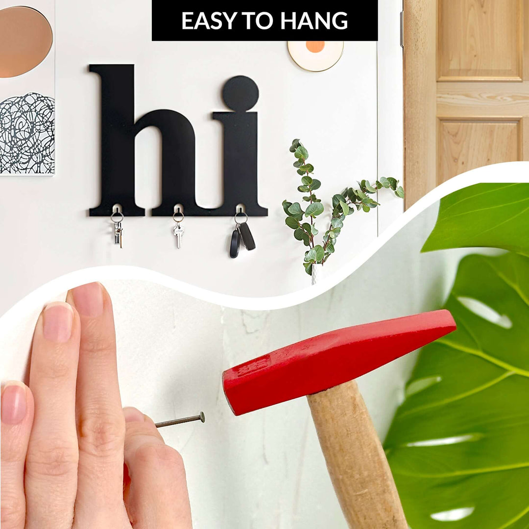 Image of Hi Metal Key Hanger – SKU: MP-199, Price: $160.00. Categories: clearance,entrance decor,hallway decor,home art,home decor,living room decor,Metal Wall Shelf,summer,wall decor. Available at Hoagard AU.