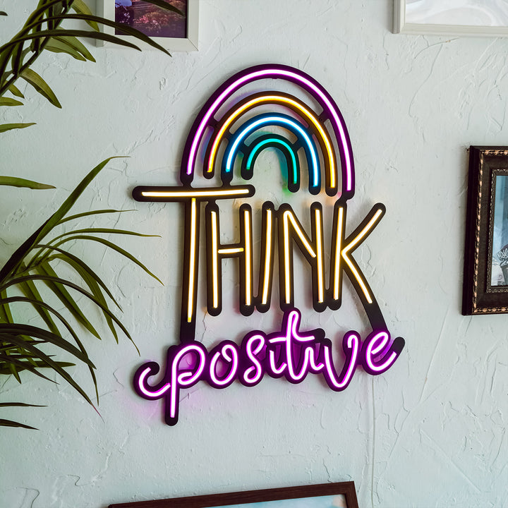 Think Positive Neon Sign