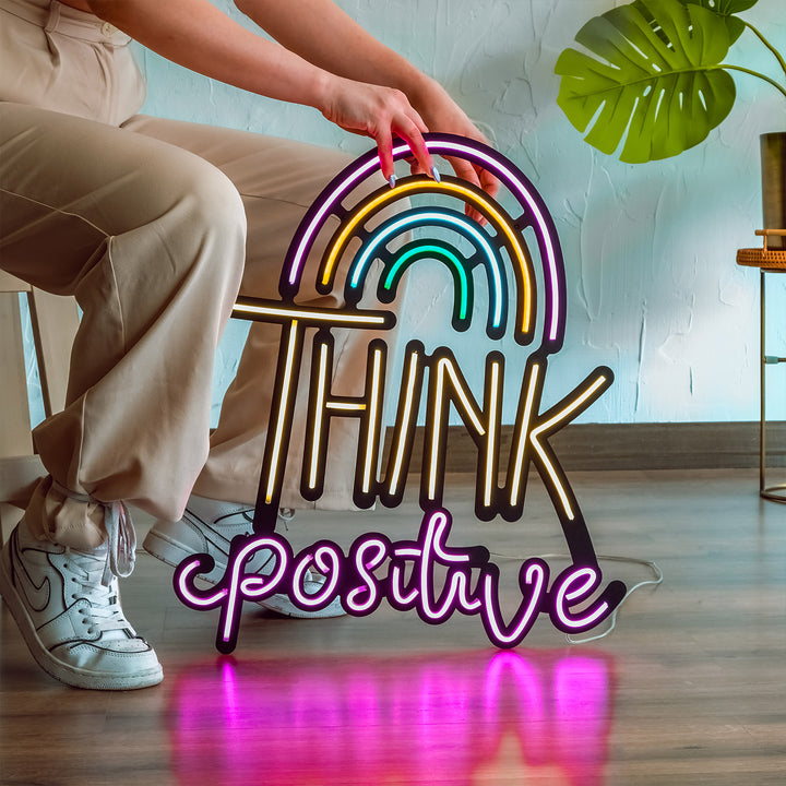 Think Positive Neon Sign