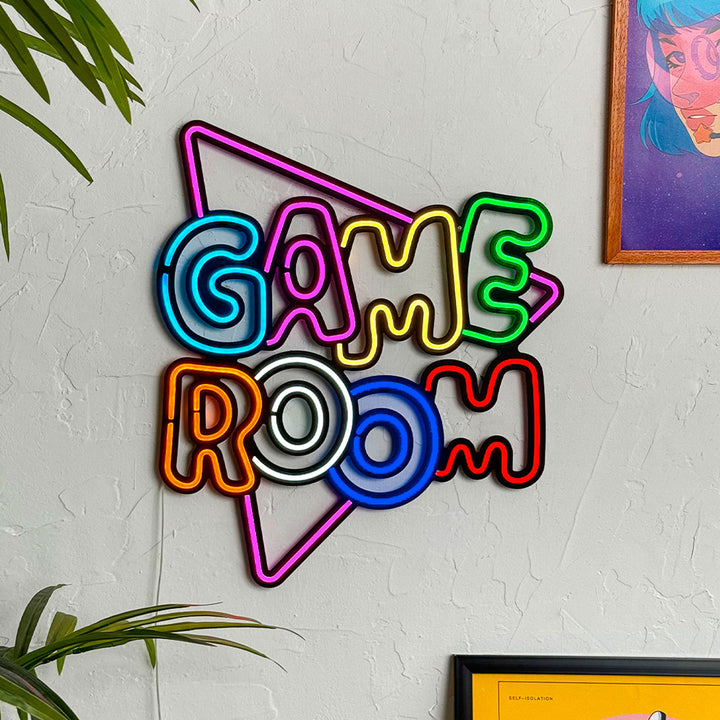 Shop Game Room Neon Sign, Neon Wall Art at Hoagard. game, game room, gamer