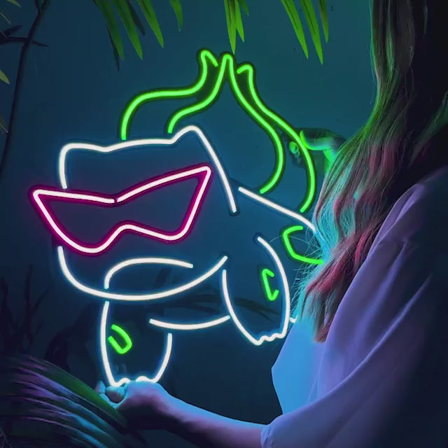 Bulbasaur Neon Sign