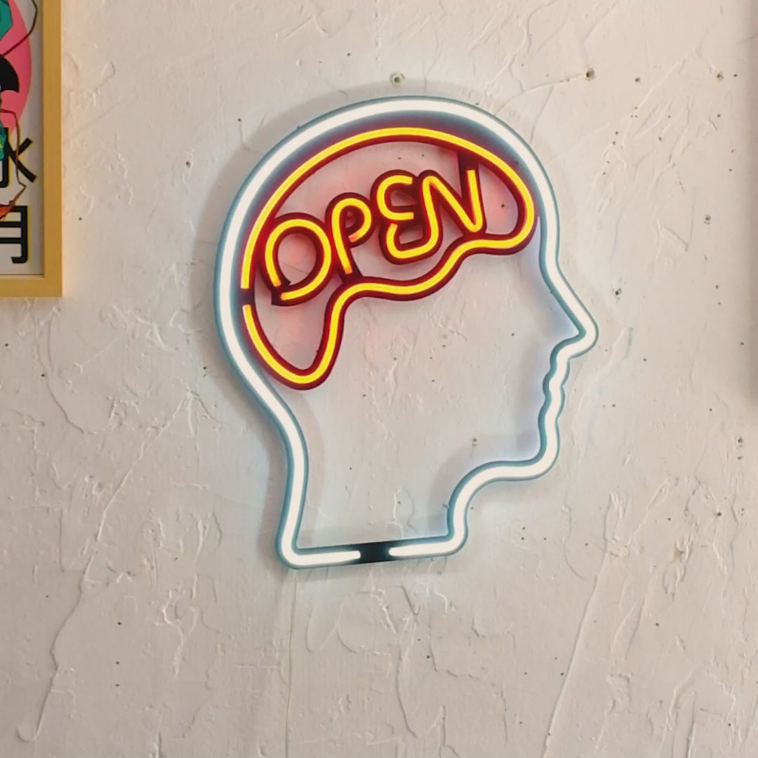 Open Mind Neon Sign