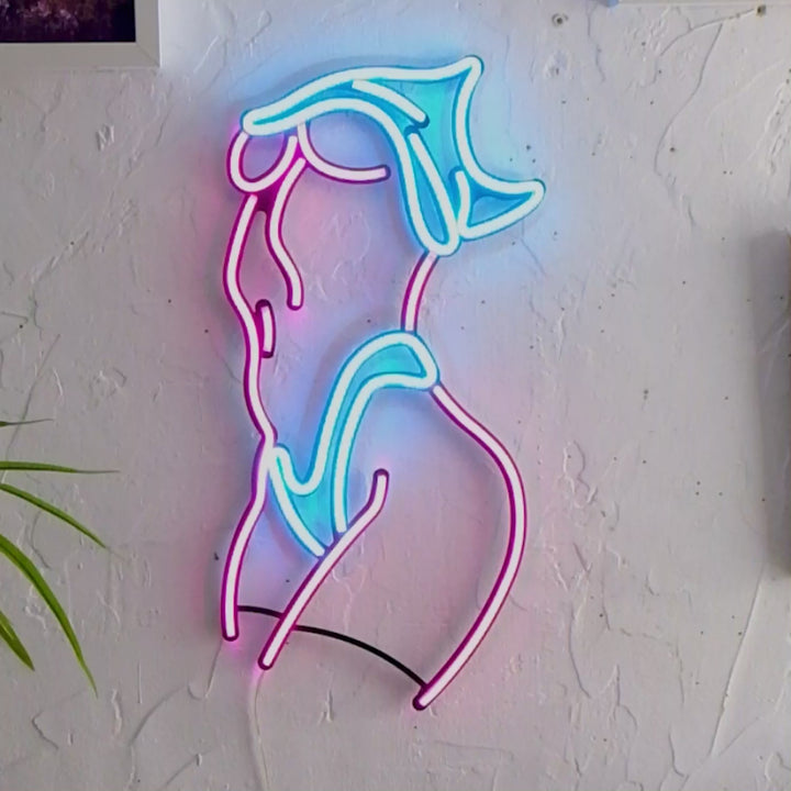 Femme Fatale Neon Wall Art