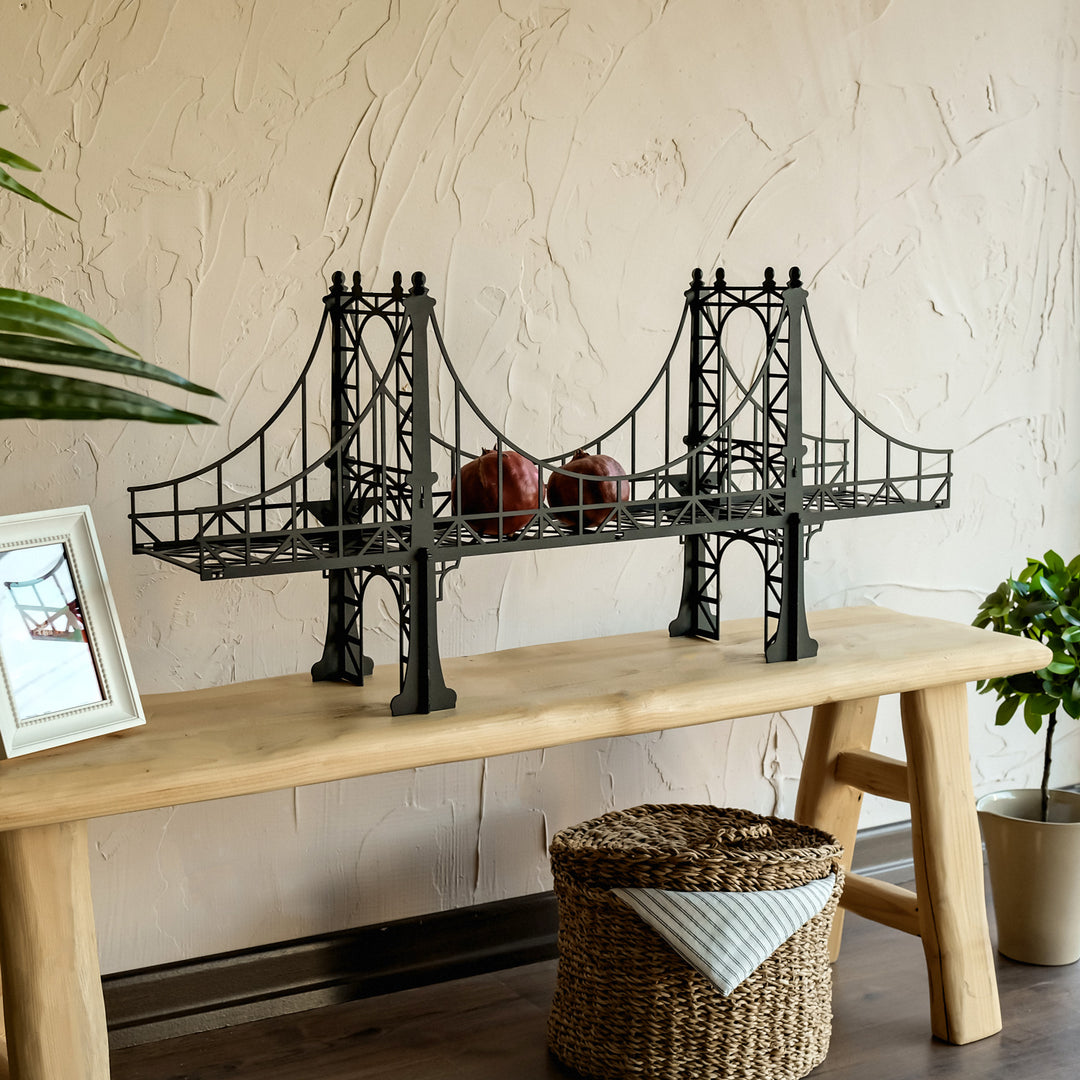 Manhattan Metal Bridge Shelf Home & Garden Hoagard   
