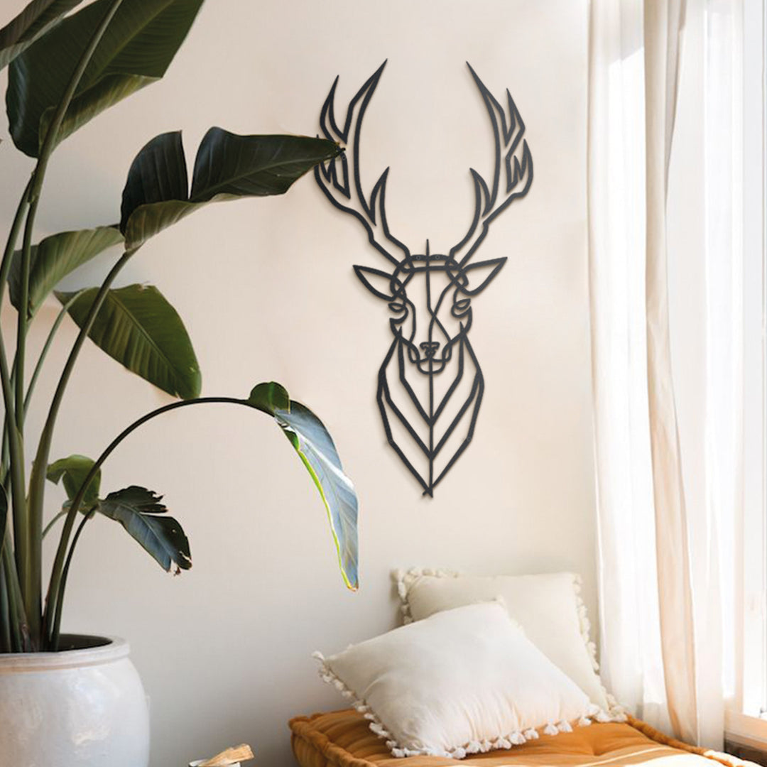 Shop Deer, Metal Wall Art at Hoagard. animal wall art, bedroom decor, home art