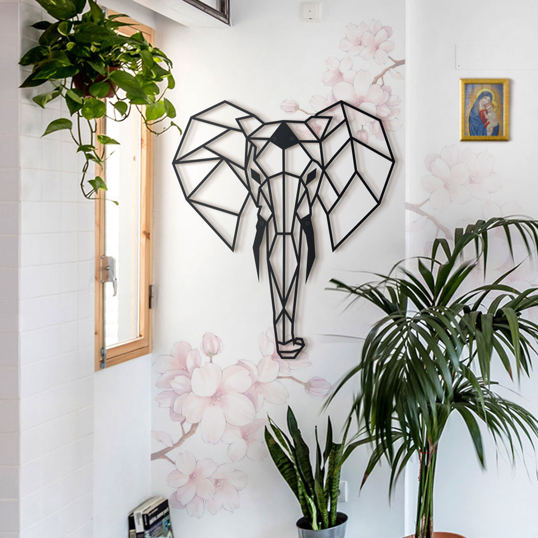 Shop Elephant, Metal Wall Art at Hoagard. home art, home decor, interior home decoration