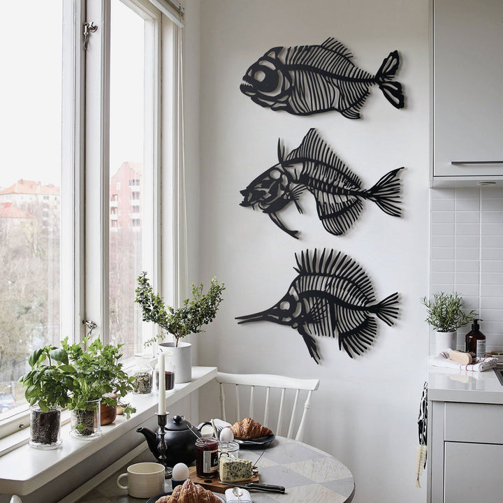 Shop Fishbones, Metal Wall Art at Hoagard. animal wall art, garden decor, home art