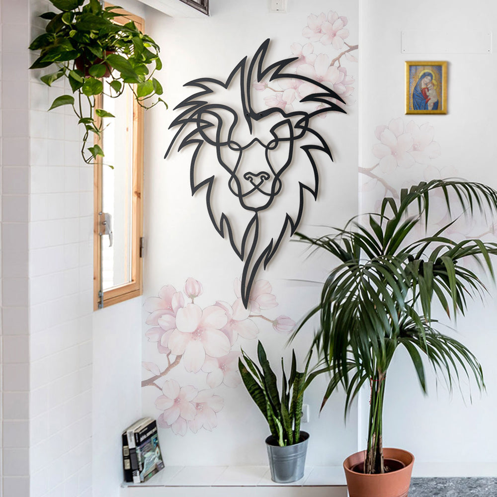 Shop Lion Head, Metal Wall Art at Hoagard. animal wall art, home art, home decor
