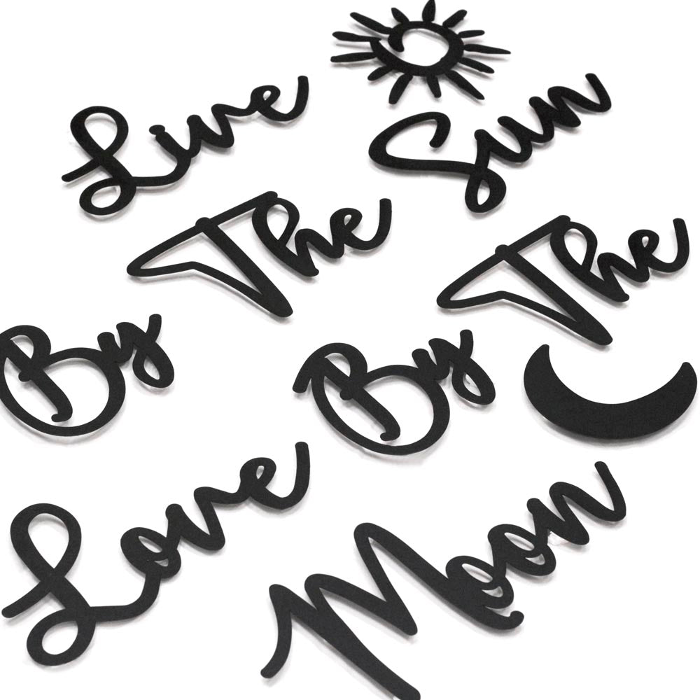 Shop Live By The Sun Love By The Moon, Metal Wall Art at Hoagard. bedroom decor, deco home, home art