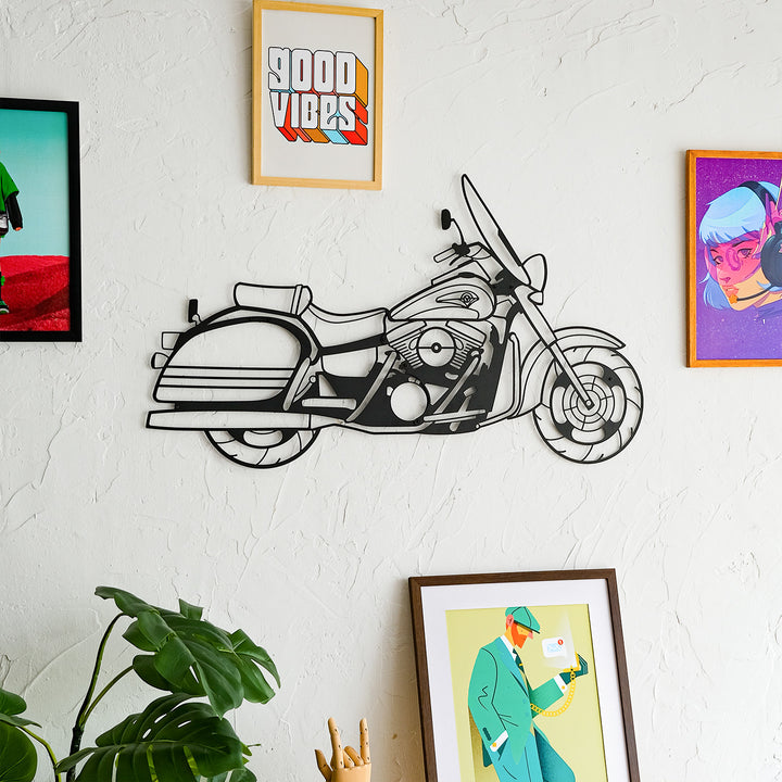 Shop Nomad Inspired Motorcycle, Metal Wall Art at Hoagard. creative office decor, entrance decor, home decor