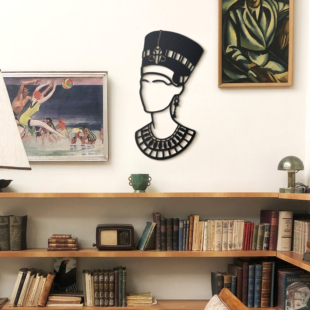 Shop Nefertiti, Metal Wall Art at Hoagard. home art, home decor, interior home decoration