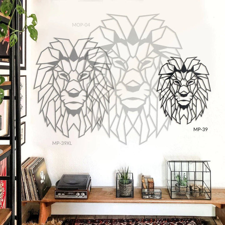 Shop Lion Head, Metal Wall Art at Hoagard. african vibes, animal head, animal wall art