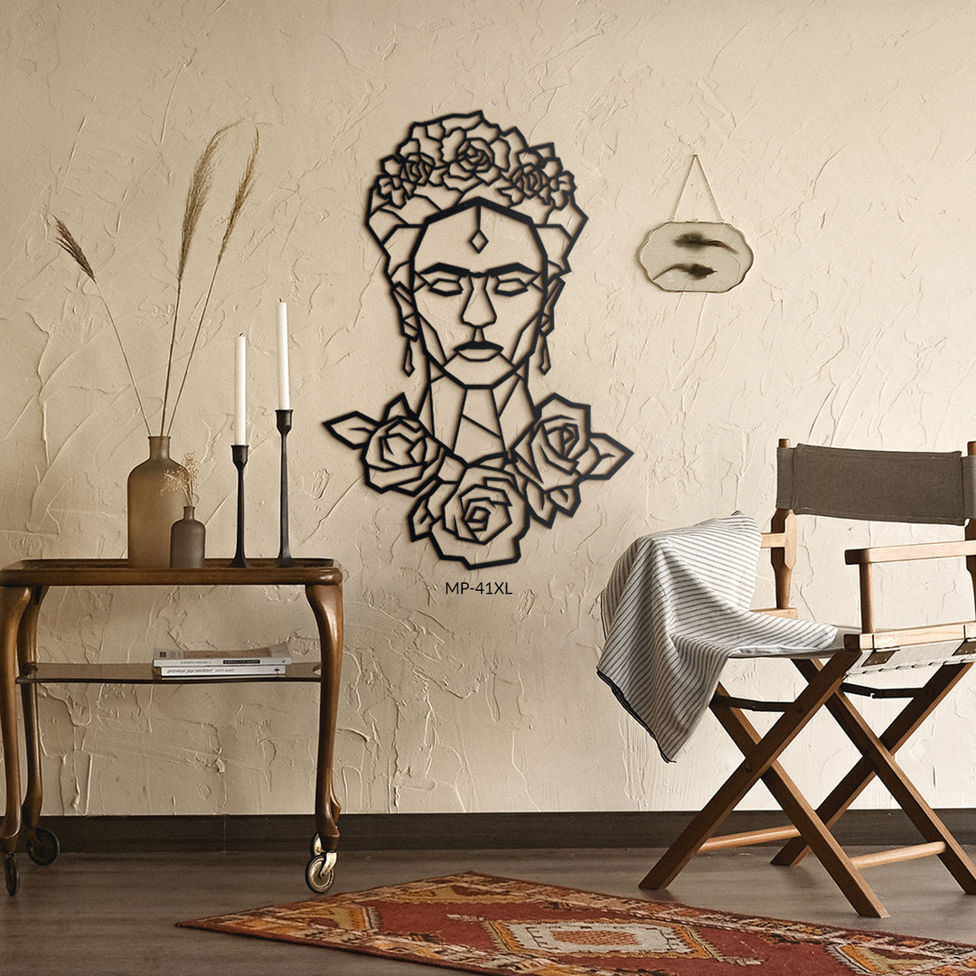 Frida Metal Wall Art Hoagard 65cm x 100cm (25.5"x39.3")  