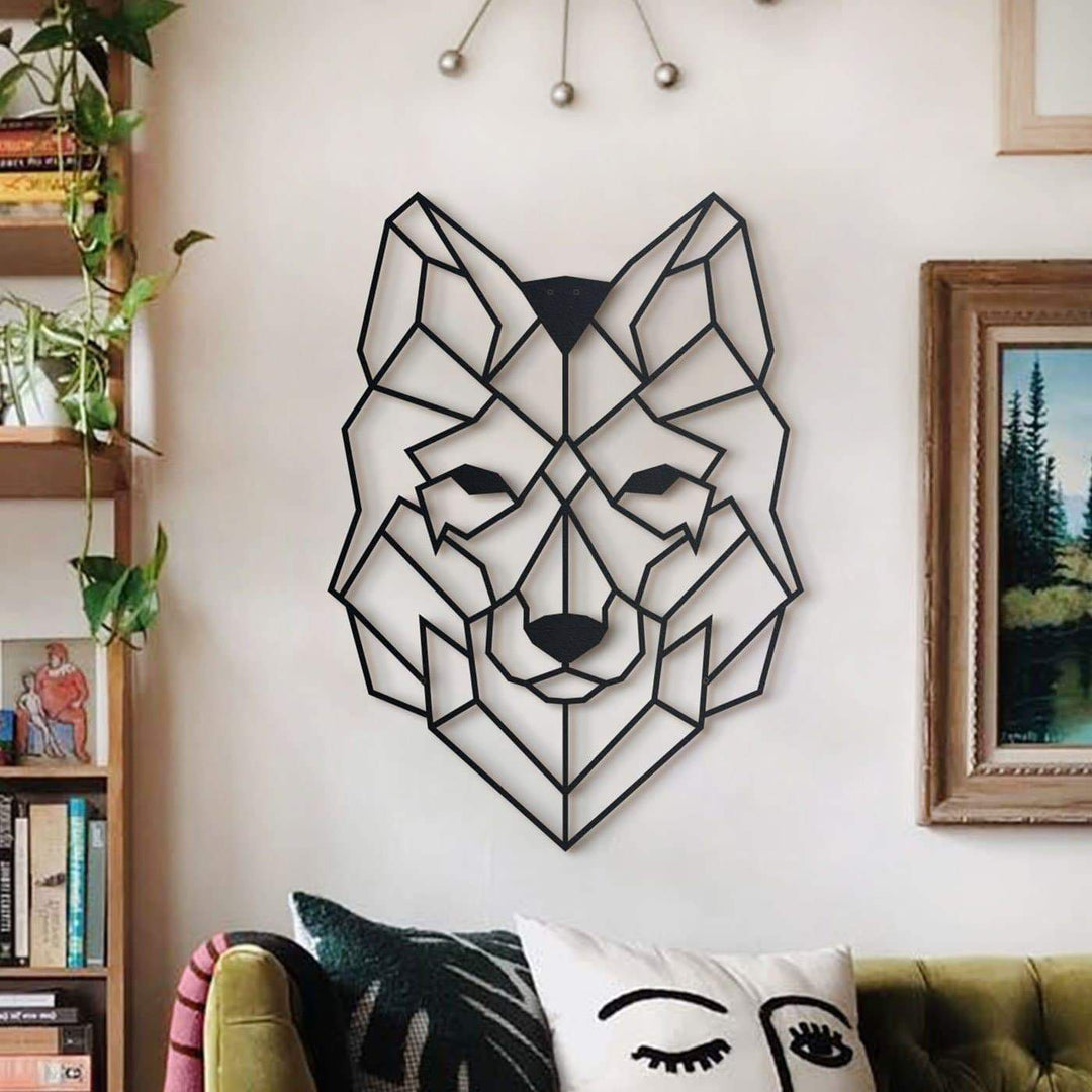 Shop Wolf, Metal Wall Art at Hoagard. &nbsp;deco home, &nbsp;home art, &nbsp;office decor