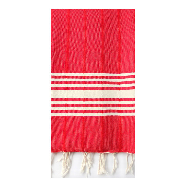 Colossae Handwoven Turkish Towel  VINCA HOME Red  