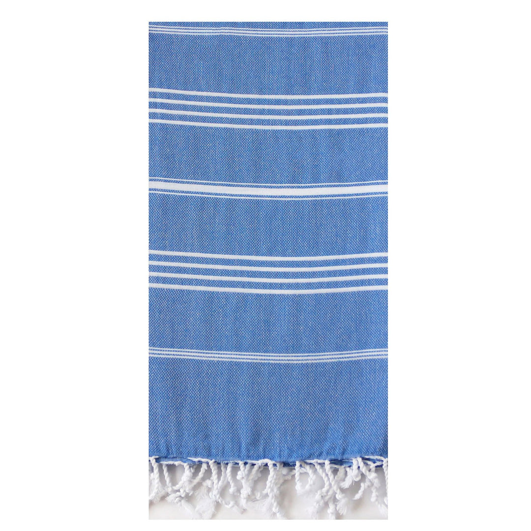 Classic Stripe Turkish Towel  VINCA HOME Denimblue  